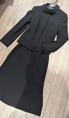 ブラックフォーマル　組曲ノワール　三点セット　超美品　7号　オンワード樫山