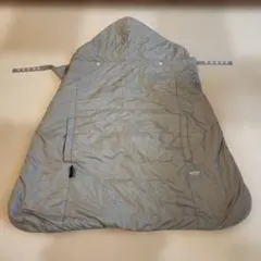 BabyHopper/ベビーホッパー　ベビーカー抱っこ紐カバー防寒ケープ　グレー