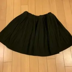 黒プリーツスカート　150