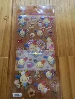 サンリオ ウサハナ ぷっくりシール デコシール 平成レトロ 新品未使用