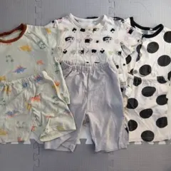 ベビーパジャマセット　90cm 上下3点セット