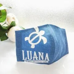 A⭐LUANA スカイブルー ❤︎立体マスク❤︎ハンドメイド　マスク