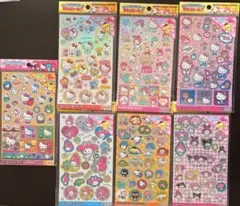サンリオキャラクターズ　　キラッとシール2 全6種セット　プラス1枚　ホログラム