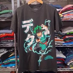 USA古着 僕のヒーローアカデミア ヒロアカ デク アニメＴシャツのサムネイル