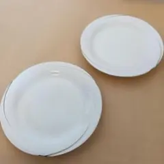 【昭和レトロ】ヴィンテージ食器 Crown China 皿 2枚セット