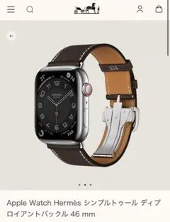 Apple Watch Hermès ディプロイアントバックル 42〜45mm