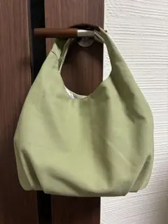 グリーン トートバッグ 内ポケット付き 浜勝