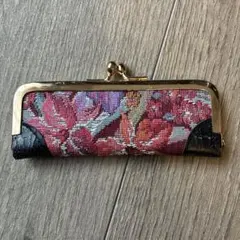 ハンドメイド　花柄印鑑ケース　未使用品　大人のたしなみ