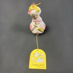 Happy Bell 瀬戸焼 陶器製 風鈴 女の子