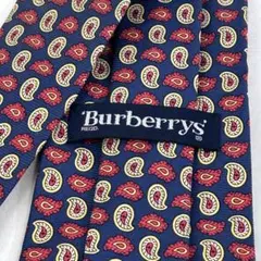 た*ろ様 烟*卿様 バーバリー Burberrys ネクタイ ペイズリー柄 ネイのサムネイル