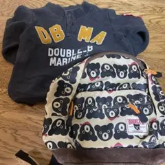 DOUBLE.B ベビー服 80サイズ　リュックセット