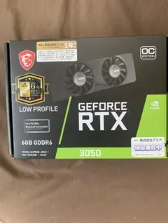 MSI GeForce RTX 3050 6GB 新品 rtx3050lpのサムネイル