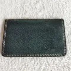 【現状品】Paul Smith ダークグリーン パスケース　カードケース　定期入