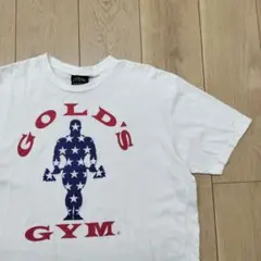 し*ー様 US古着Tシャツ ゴールドジム Gold's Gym ホワイト 白 L