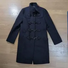 美品！icb ダークグレー ウール100%コート 　レディースM
