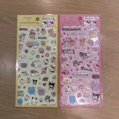 チェゴシム×サンリオキャラクターズ クリアシール 正規品　2枚セット