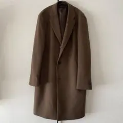 UNIQLO ブラウン チェック柄 チェスターコート