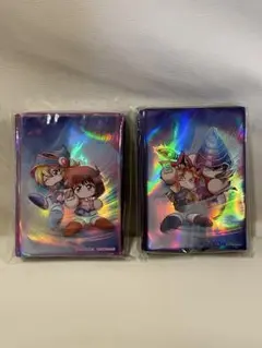 【新品】遊戯王コラボスリーブ パワプロ 遊戯・杏子 未開封2種セット