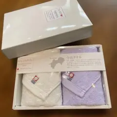 新品未使用　今治タオルセット（白・紫）