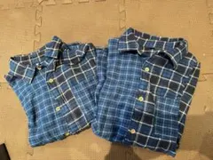 UNIQLO ネルシャツ 140・160サイズ 2枚セット