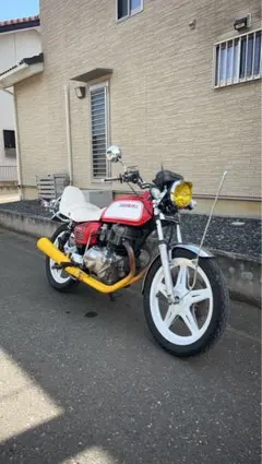 当時物CBXガイアレーシングフロントカウルシングルシートタンクフル 