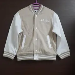 エックスガール X-girl Stages リバーシブルスタジャン 130cm