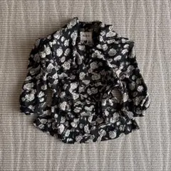 ブラウス シャツ レディース 五分袖 七分袖 フェミニン レトロ S~M