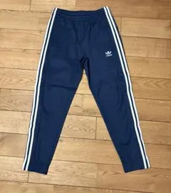 adidas originals スナップパンツ トラックパンツ ネイビー Ｍ