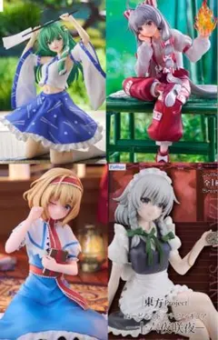 4点　東方Project ぬーどるストッパー　 フィギュア