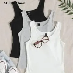 SHEIN EZwear タンクトップ 3枚セットのサムネイル