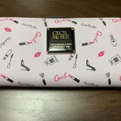 CECIL McBEE 長財布 ラウンドファスナー ピンクのサムネイル