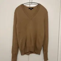 ユニクロ カシミアＶネックセーター