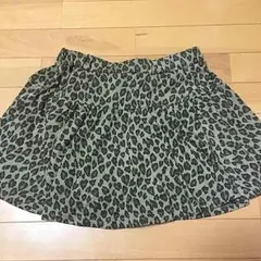 ヒョウ柄キュロット