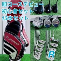 即コースデビュー ゴルフクラブ フルセット メンズ 12本 初心者 C3749
