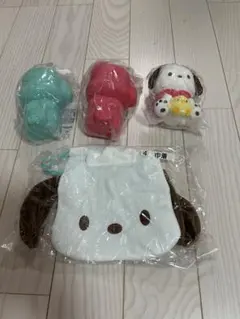 ポチャッコ　ローソン一番くじ　ぬいぐるみ　ポーチ