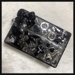 【iQOS シガレットケース】 デコケース ヒートスティックケース ブラック 黒