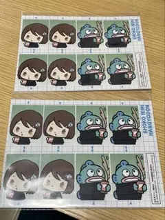 SEGAラッキーくじ　呪術廻戦　家入硝子　ステッカー×2