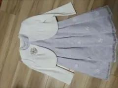 petit main 花柄刺繍ドレス 130cm セット