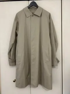 ISETANMEN'S メンズ ベージュ ステンカラーコート シンプルデザイン