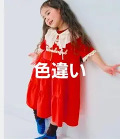 《新品》フェルトリンガーT ティアードワンピース p.premierブラウン90のサムネイル