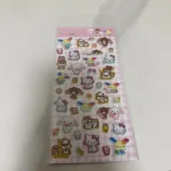 サンリオキャラクターズ ラメ入り樹脂もりシール
