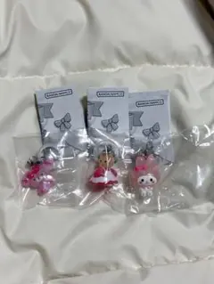 ゆるっとめじるしアクセサリー ぼんぼんりぼん マロンクリーム マイメロディ