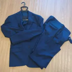 ネイビー ビジネススーツ ジャケットとパンツセット