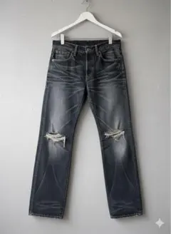 glamb Mess denim グラム ダメージ加工 デニム パンツ - メルカリ
