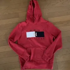 TOMMY HILFIGER レッド パーカー