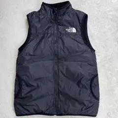 ザノースフェイス　リバーシブル 中綿ジャケット　ブラック 150cm 美品
