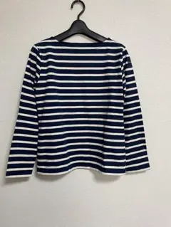 le minor ストライプ 長袖Tシャツ ネイビー/ホワイト