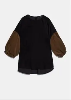 ZARA バルーンスリーブ シャツ