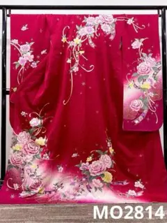 振袖 辻ヶ花 絞り 金彩 紋意匠 身丈171cm MO3447 - メルカリ