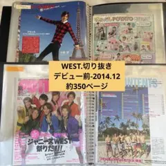 WEST. 雑誌切り抜き デビュー前〜2014.12 ドル誌等 約350ページ